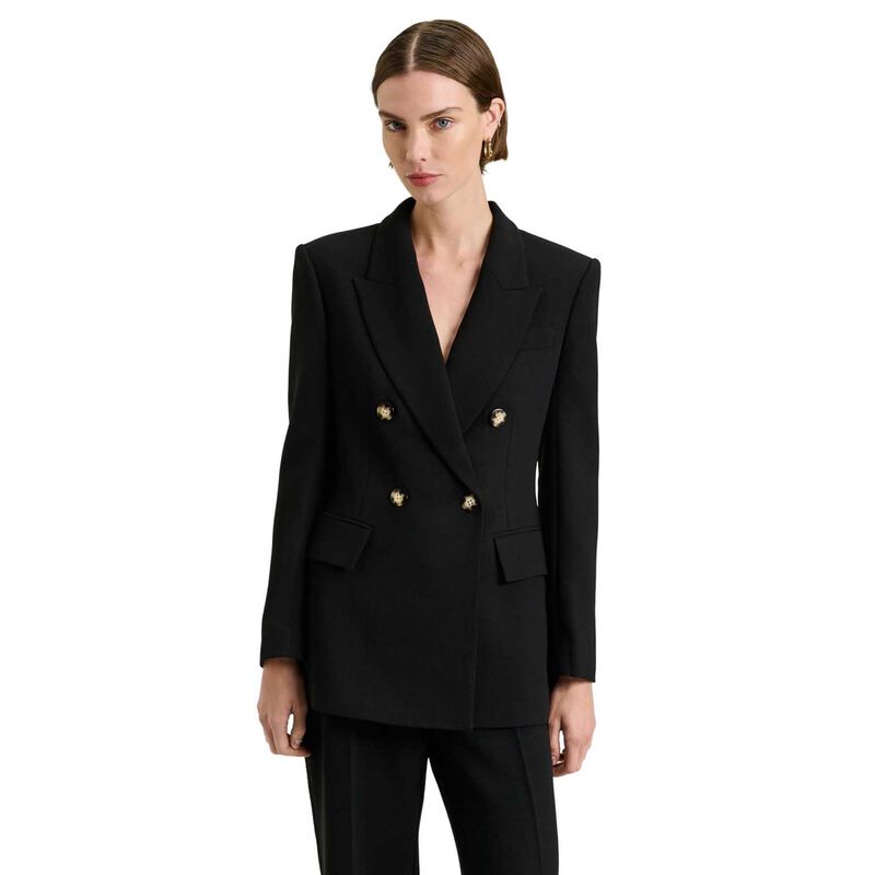 Veronika Maine Double Weave Longline Blazer image number 0